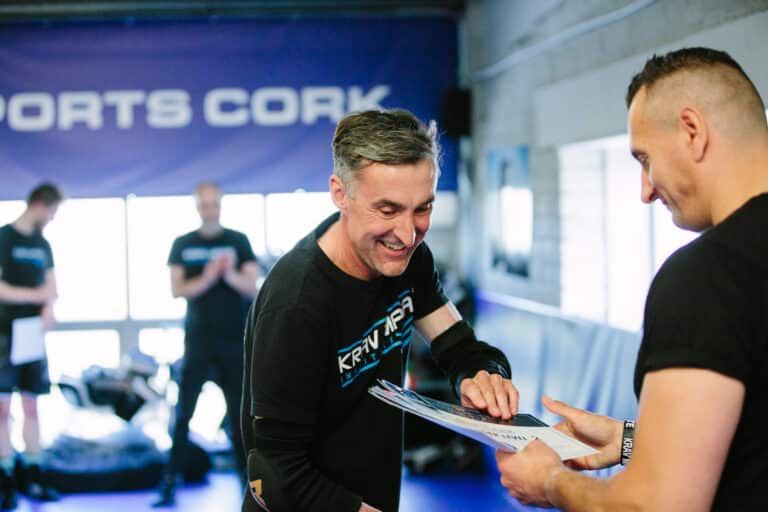 Adult Krav Maga class at Institute Krav Maga Cork